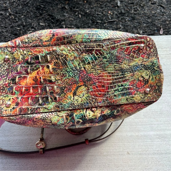 Brahmin Large Harvest Melbourne Leather Duxbury Satchel - Picture 10 of 10